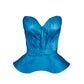 Base Draped Bodies Corset with Peplum - Mologoko Couture