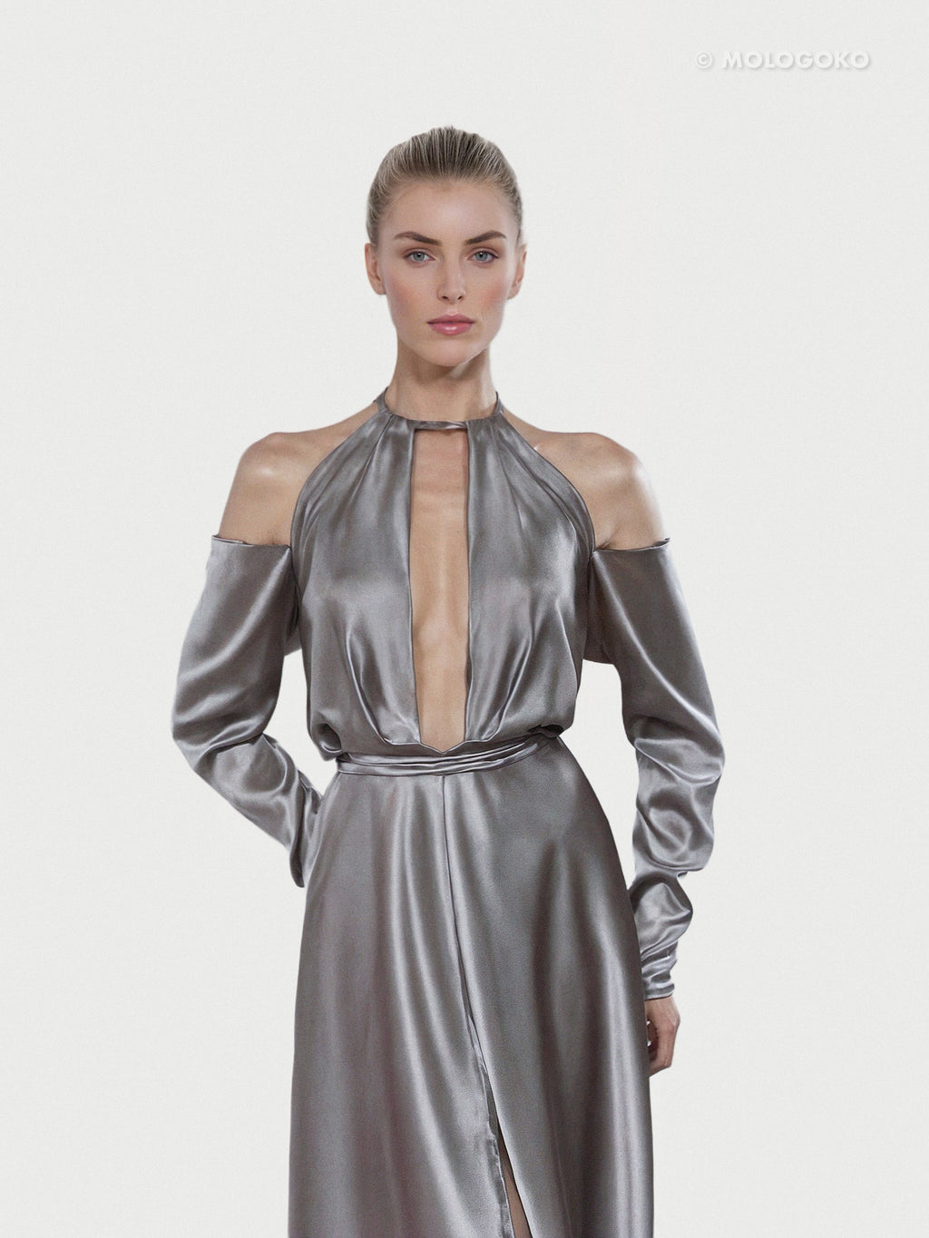 Elsa Gatsby Style Real Silk Gown - Mologoko Couture