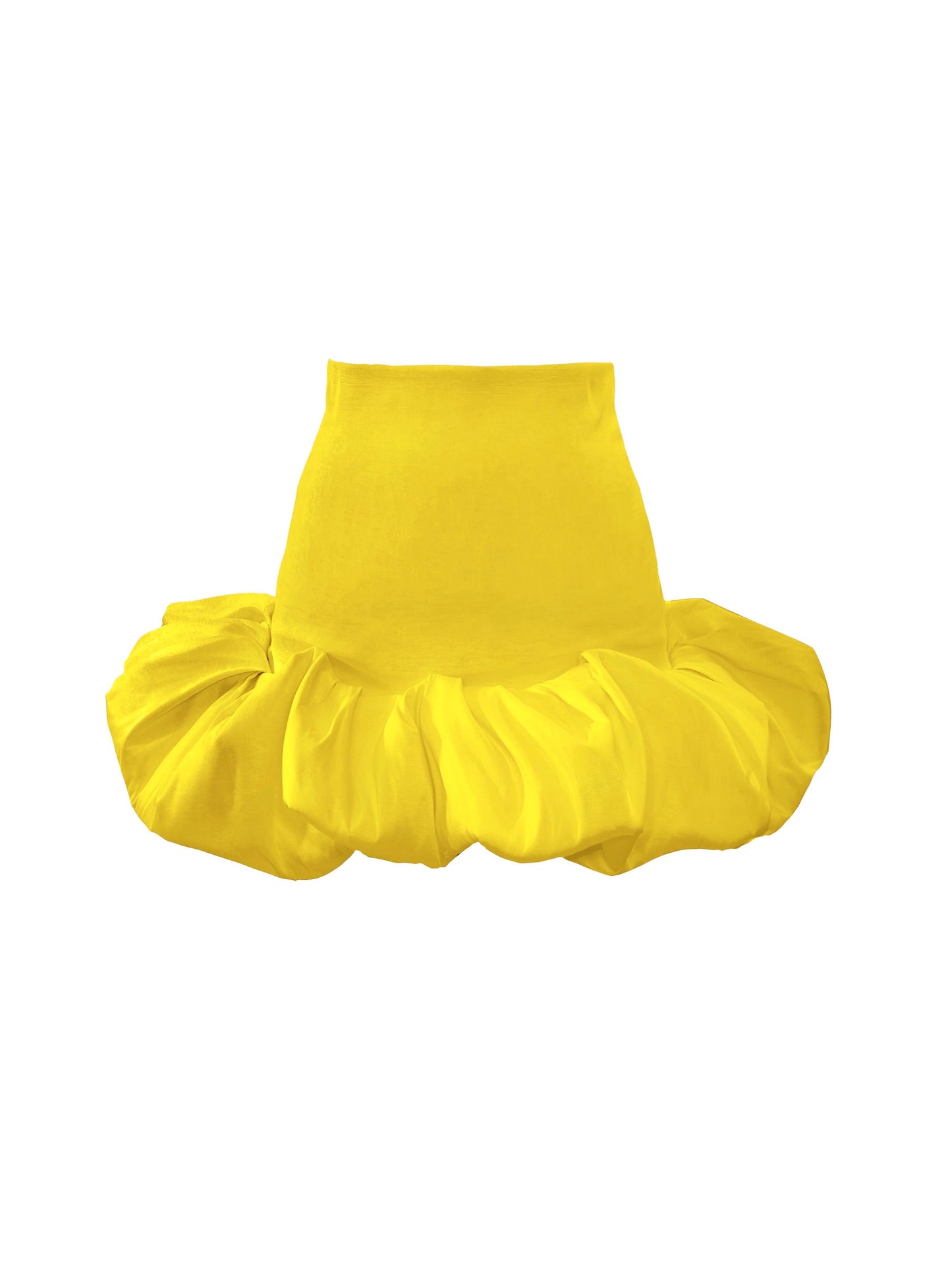 Bubble Mini Taffeta Skirt