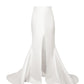 Basic Evening Mermaid Style Front Slit Taffeta Skirt - Mologoko Couture