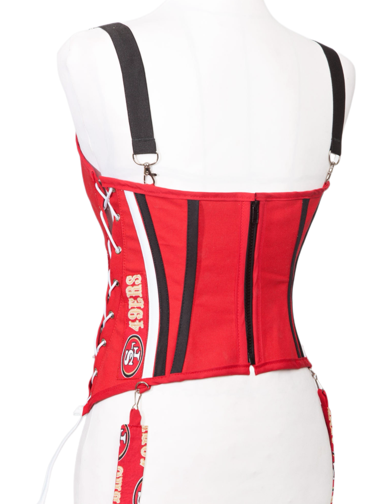 San Francisco 49-ers Football Team Corset Bustier Top