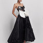 3D Flowers Ball Gown Overskirt - Mologoko Couture