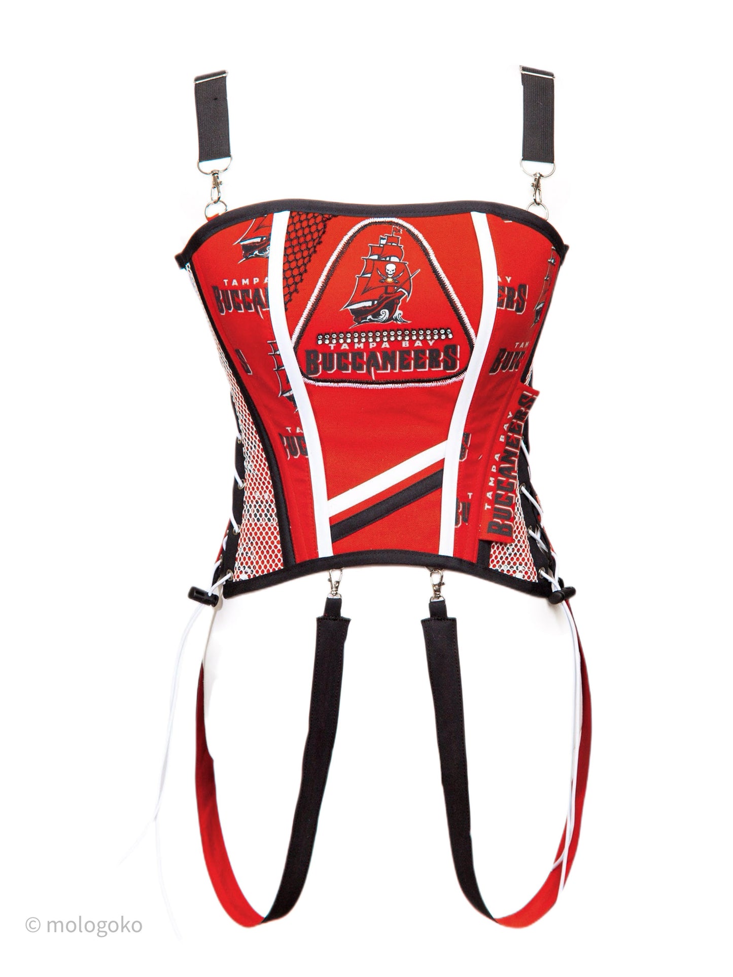 Tampa Bay Buccaneers Football Team Corset Bustier Top