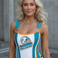 Miami Dauphins Football Team Corset Top