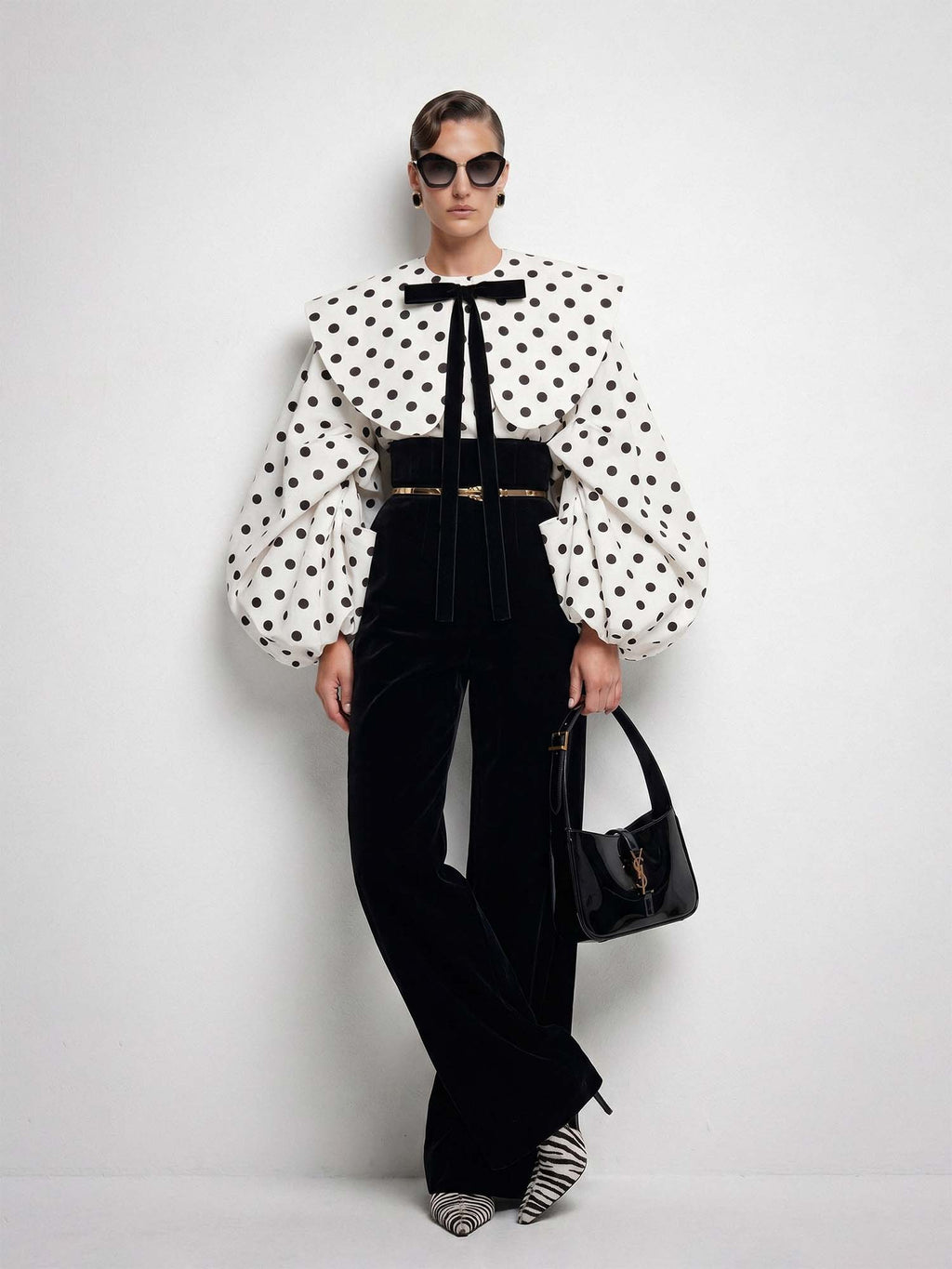 The Colette Polka Dot Detachable Collar