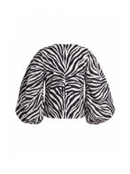 Ema Bubbles Sleeves Shirt in Zebra, front view, view 4