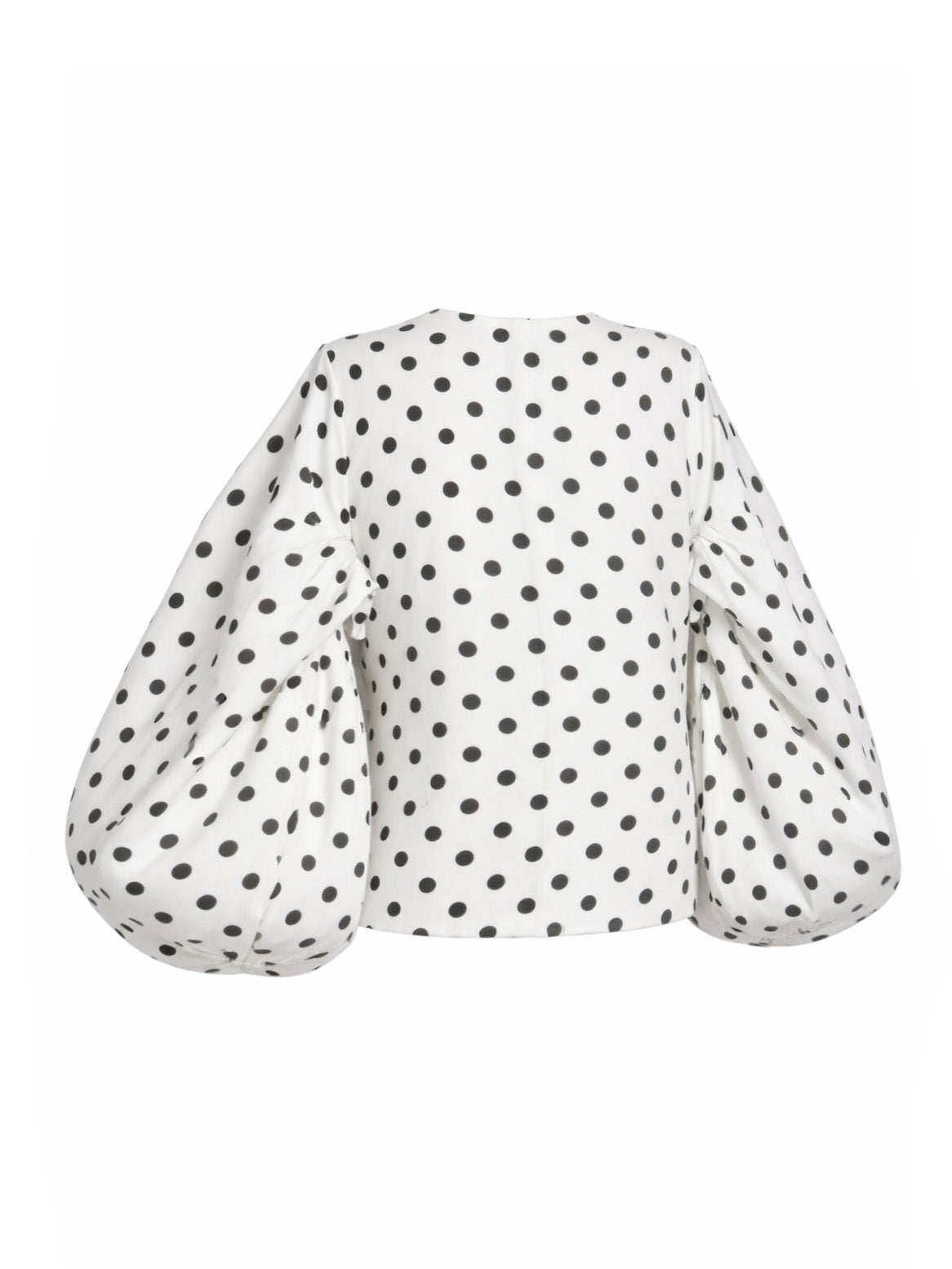 Ema Polka Dots Bubbles Sleeves Shirt