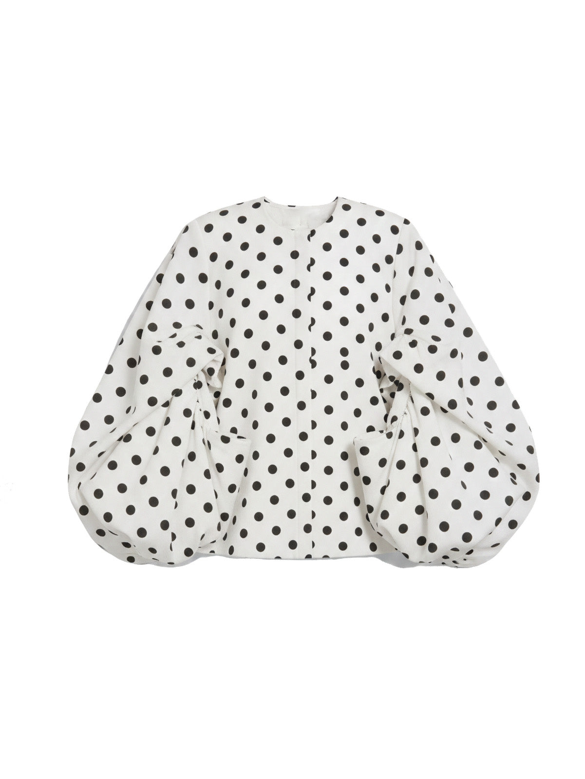 Ema Polka Dots Bubbles Sleeves Shirt