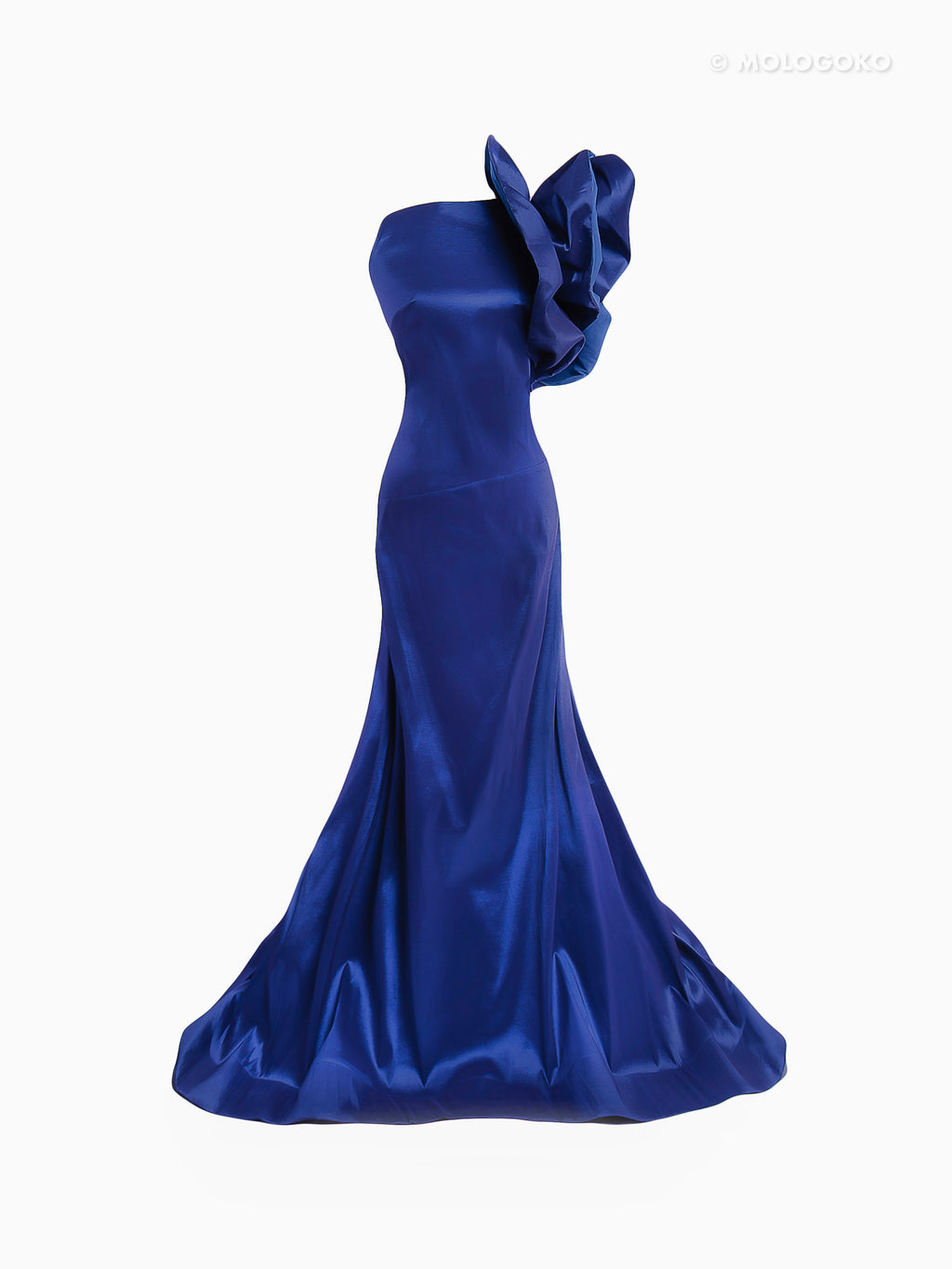 Royal Blue Veronica Gown - custom. made fashion