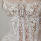 Baroque White Bridal Couture One-Of-A-Kind Gown Set - Mologoko Couture