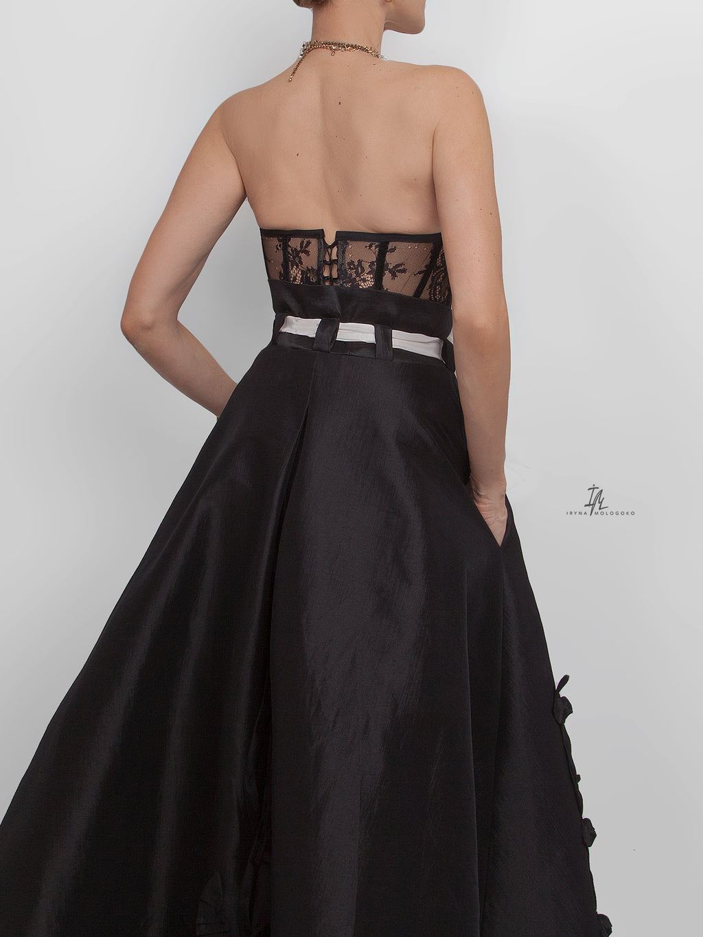 3D Flowers Ball Gown Overskirt - Mologoko Couture