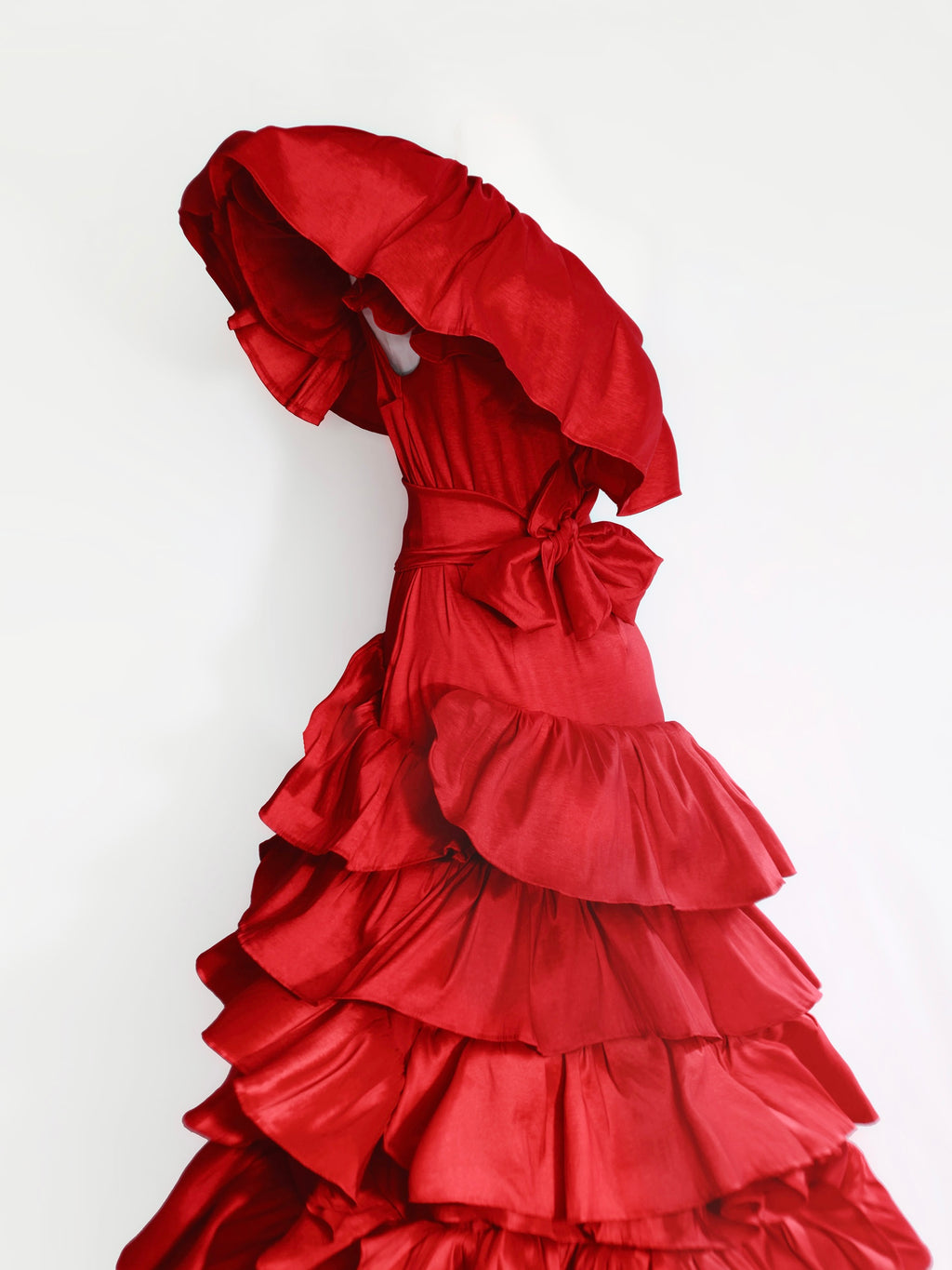 Marigold Sea Of Ruffles Gown - Mologoko Couture