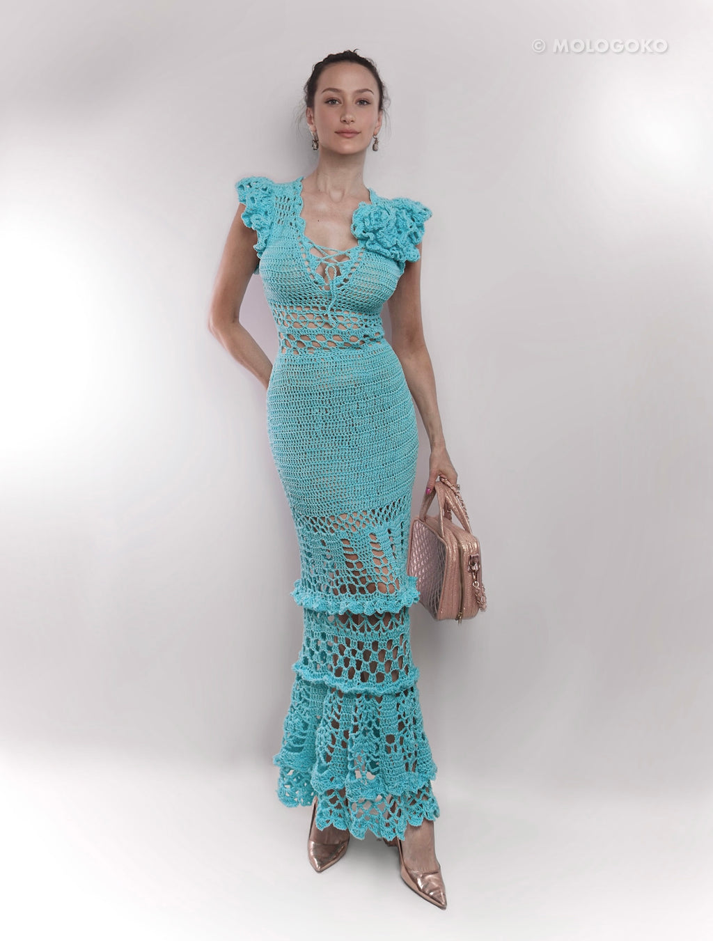 Blossom Crochet Maxi Dress - custom. made fashion