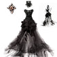 Black Tulle Flower Choker - Mologoko Couture