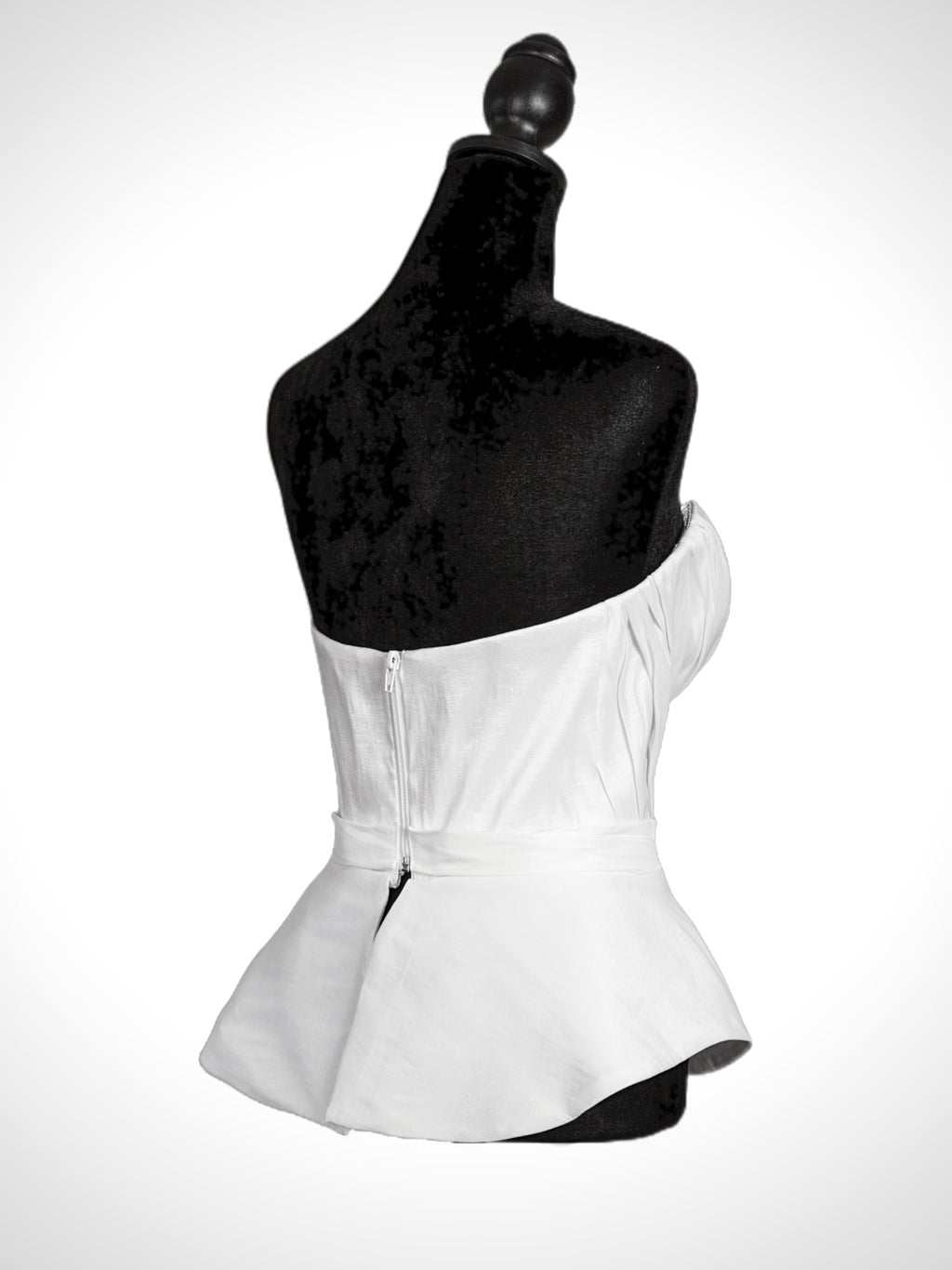 Base Draped Bodies Corset with Peplum - Mologoko Couture