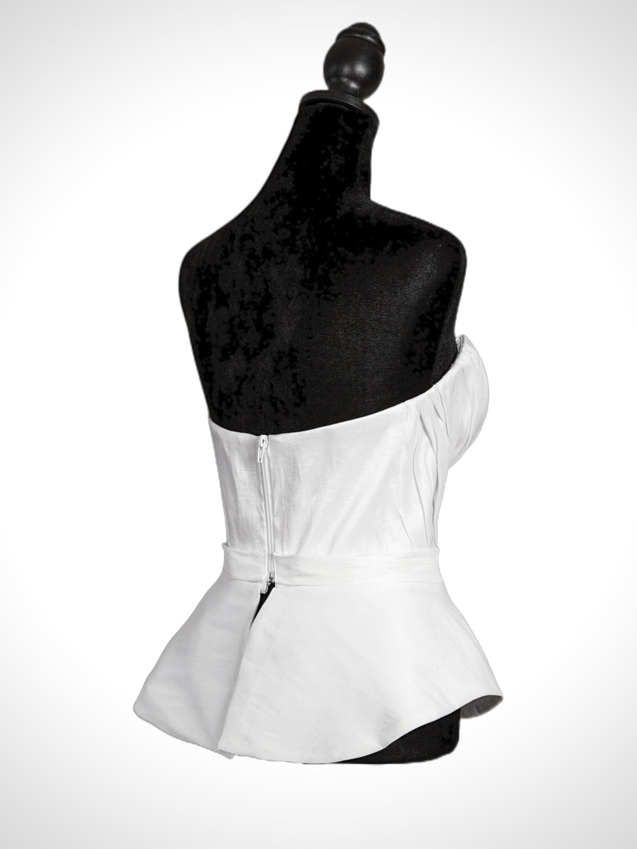 Base Draped Bodies Corset with Peplum - Mologoko Couture