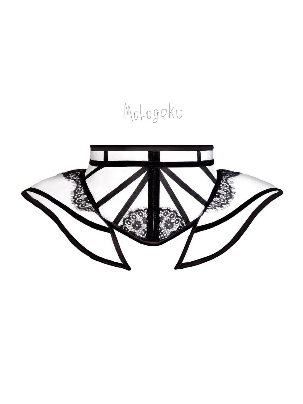 Chapel Window Peplum Corseted Belt - Mologoko Couture