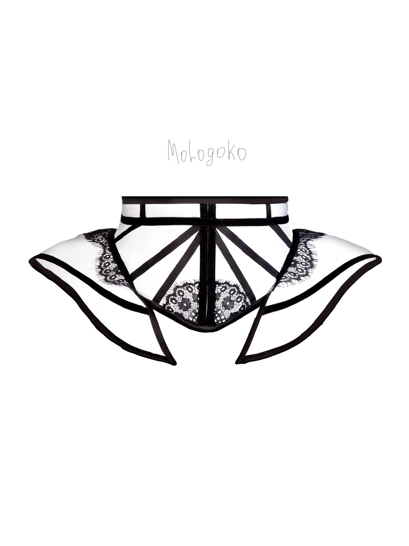 Chapel Window Peplum Corseted Belt - Mologoko Couture