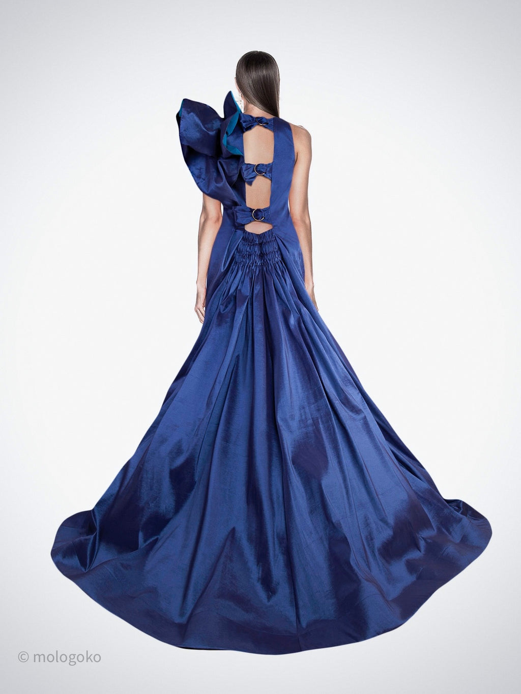 Royal Blue Veronica Gown - Mologoko Couture