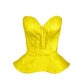 Base Draped Bodies Corset with Peplum - Mologoko Couture