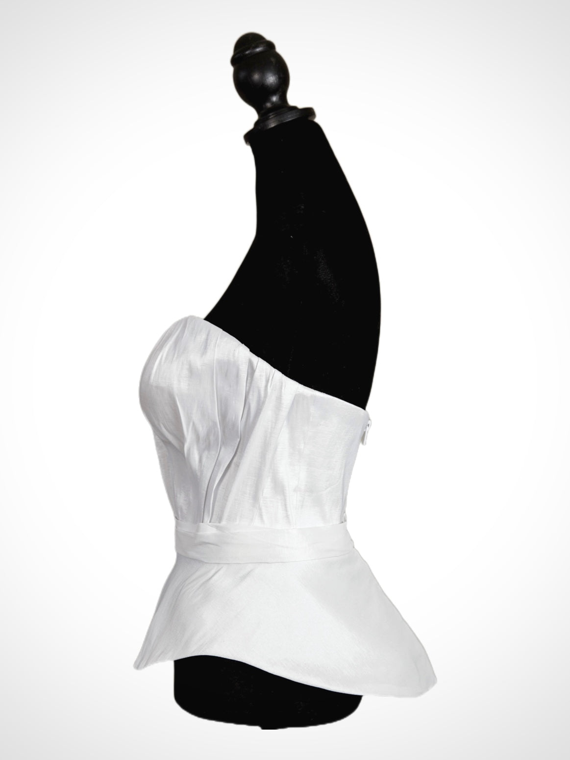 Base Draped Bodies Corset with Peplum - Mologoko Couture