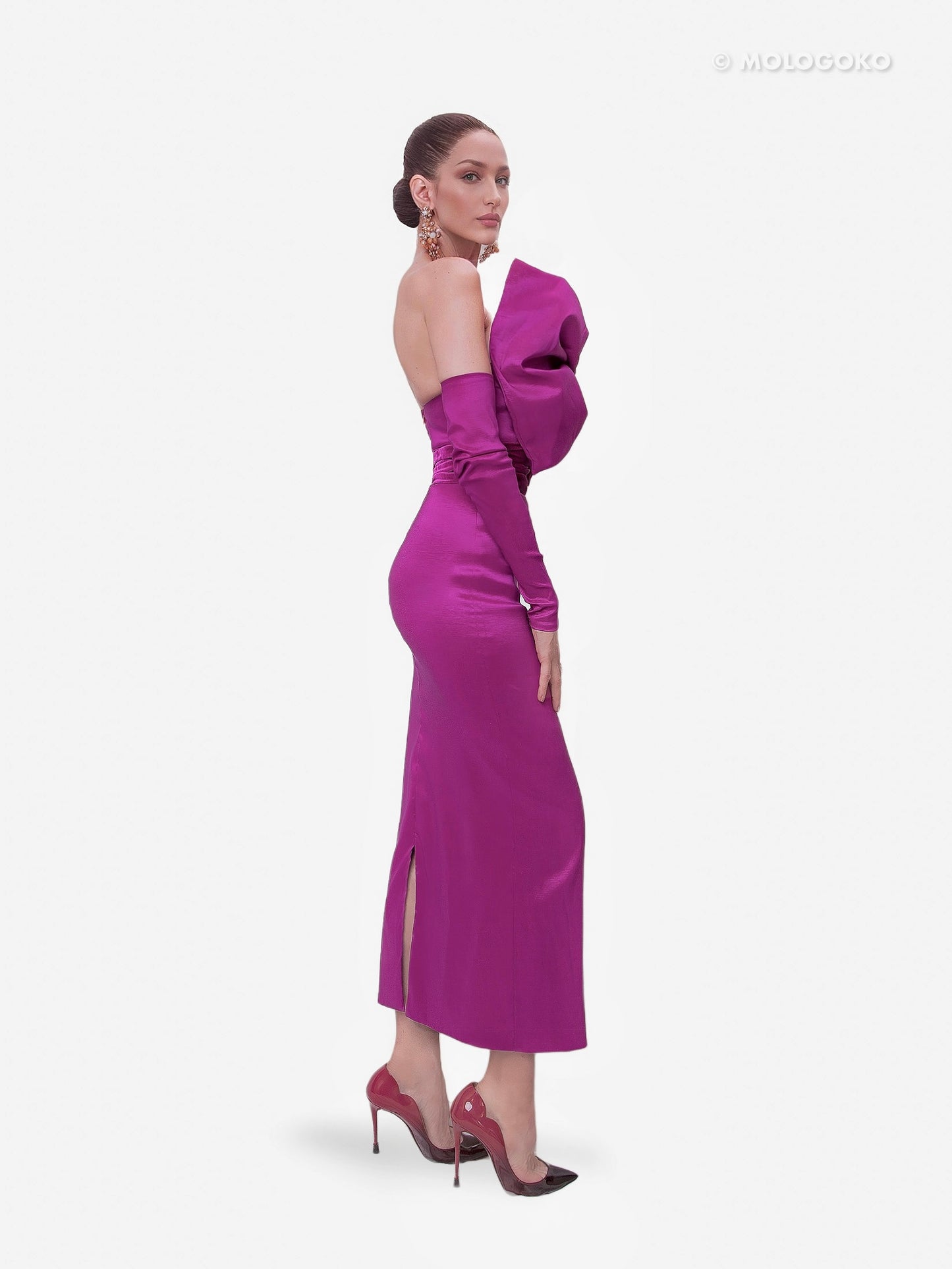 The Bow Maxi Convertible Dress - Mologoko Couture