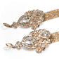 Princess Gold Extra Large Dangle Statement Earrings - Mologoko Couture