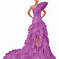 Marigold Sea Of Ruffles Gown - Mologoko Couture
