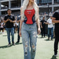 New England Patriots Football Team Corset Top