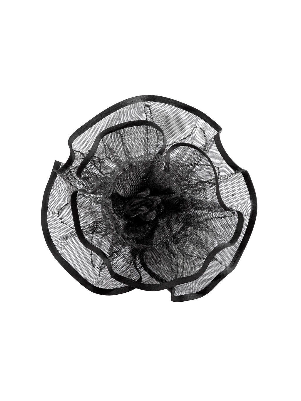 Extra Large Mesh Hand Beaded Flower Pin - Mologoko Couture