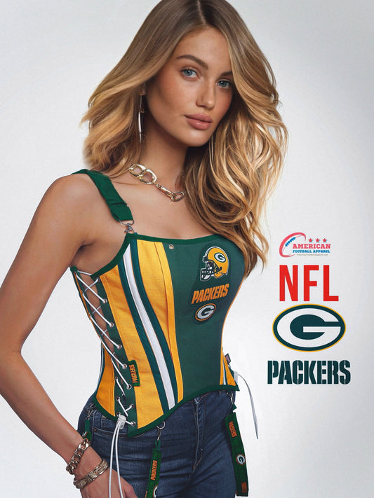 Green Bay Packers NFL Football Team Corset Bustier Top
