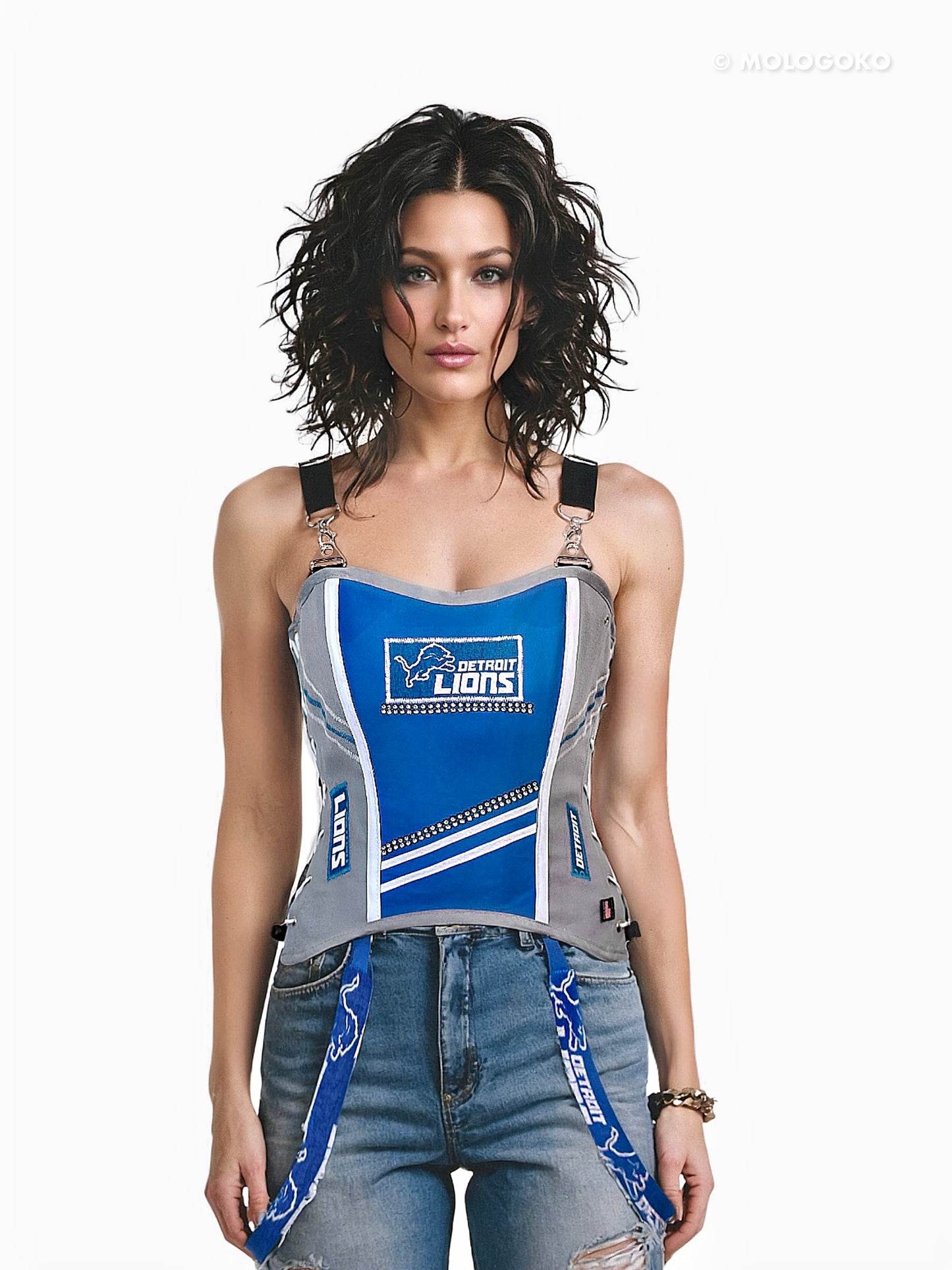 DETROIT LIONS Football Team Fan Corset
