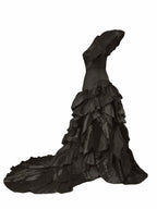 Marigold Sea Of Ruffles Gown - Mologoko Couture