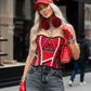 Tampa Bay Buccaneers Football Team Corset Bustier Top