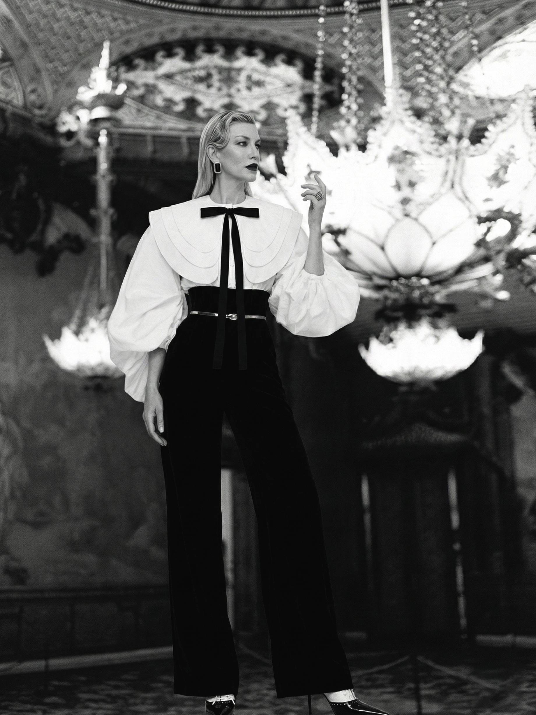 Large Detachable 3 Layers Round Collar