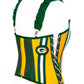 Green Bay Packers Football Team Corset Bustier Top