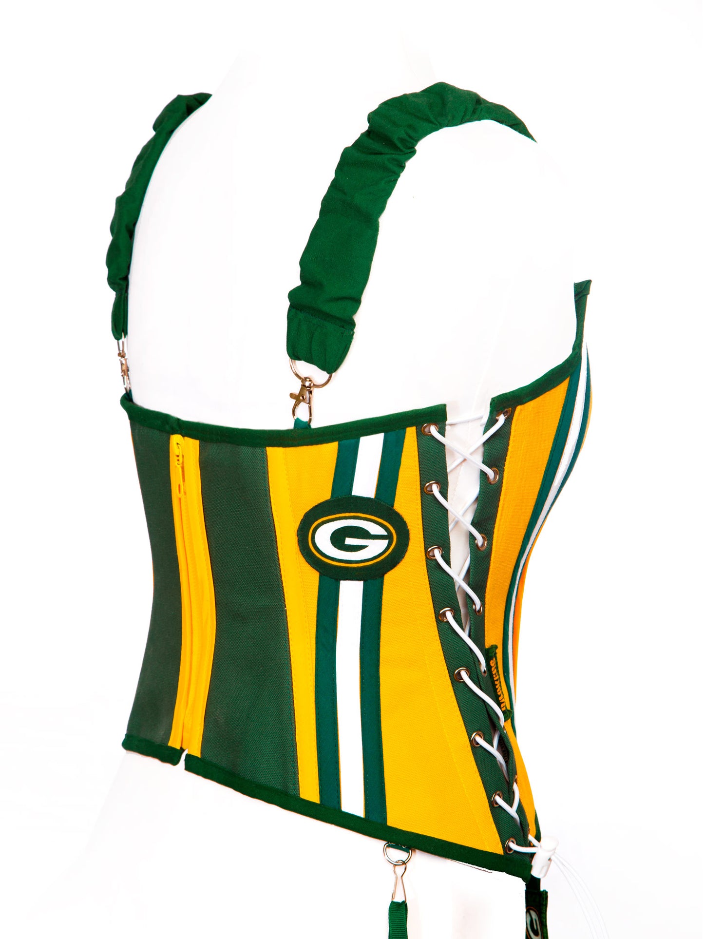 Green Bay Packers Football Team Corset Bustier Top