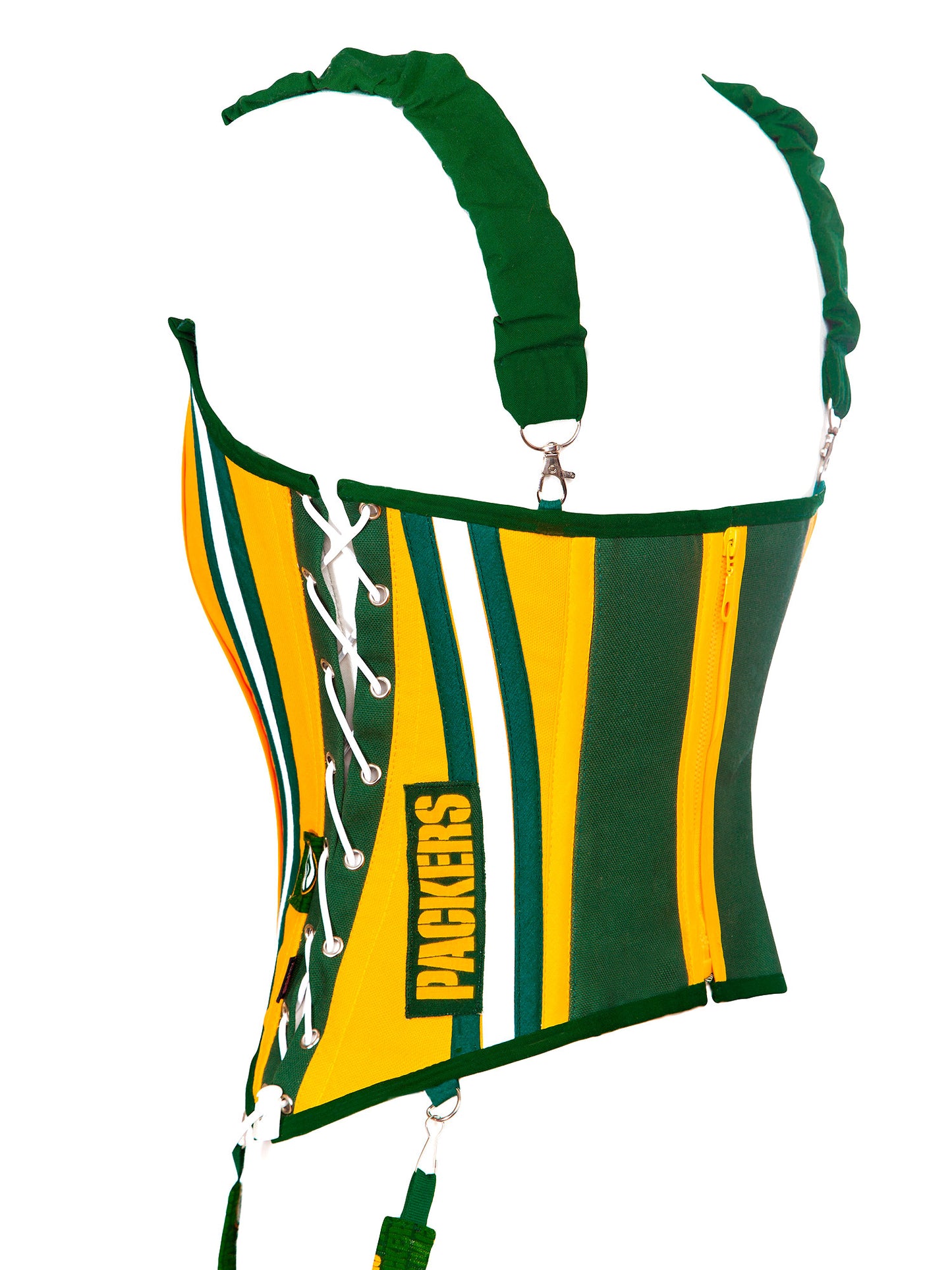 Green Bay Packers Football Team Corset Bustier Top