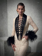 The Cathedral 22" Long Lace-Up Collar