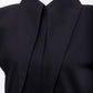 Large Pointy Collar Crop Top