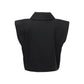Large Pointy Collar Crop Top