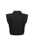 Matilda 12" Long Collar Base Crop Top