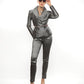 Stretch Taffeta Light Pantsuit - Mologoko Couture