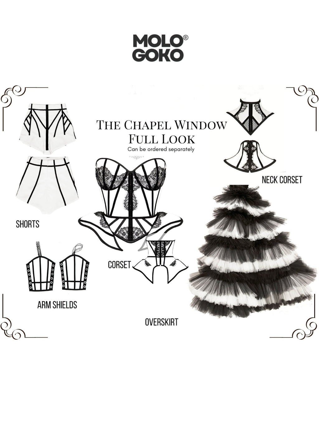 The Chapel Window Full Look - Mologoko Couture
