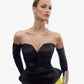 Base Draped Bodies Corset with Peplum - Mologoko Couture
