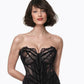 Chapel Window Corset Black - Mologoko Couture