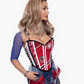 The University of Alabama Crimson Corset Top - Mologoko Couture