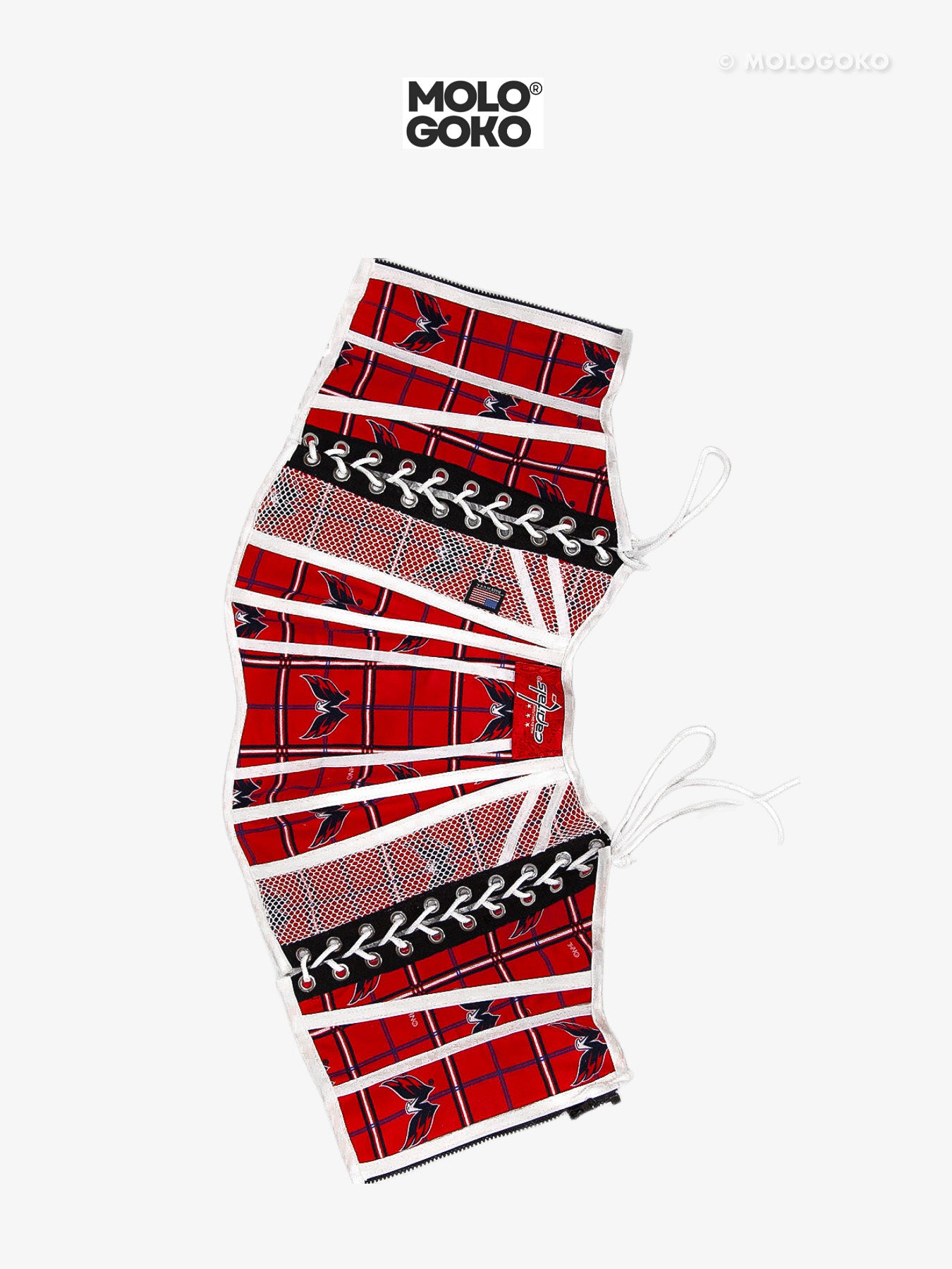 Washington Capitals Hockey Team Corset Bustier Top - Mologoko Couture