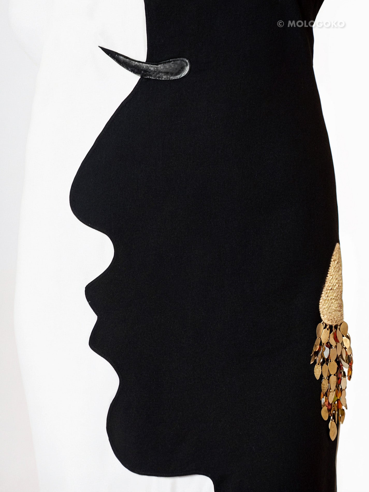 THE MINI FACE GOWN - Mologoko Couture