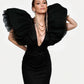 Black Monique Gown - Couture